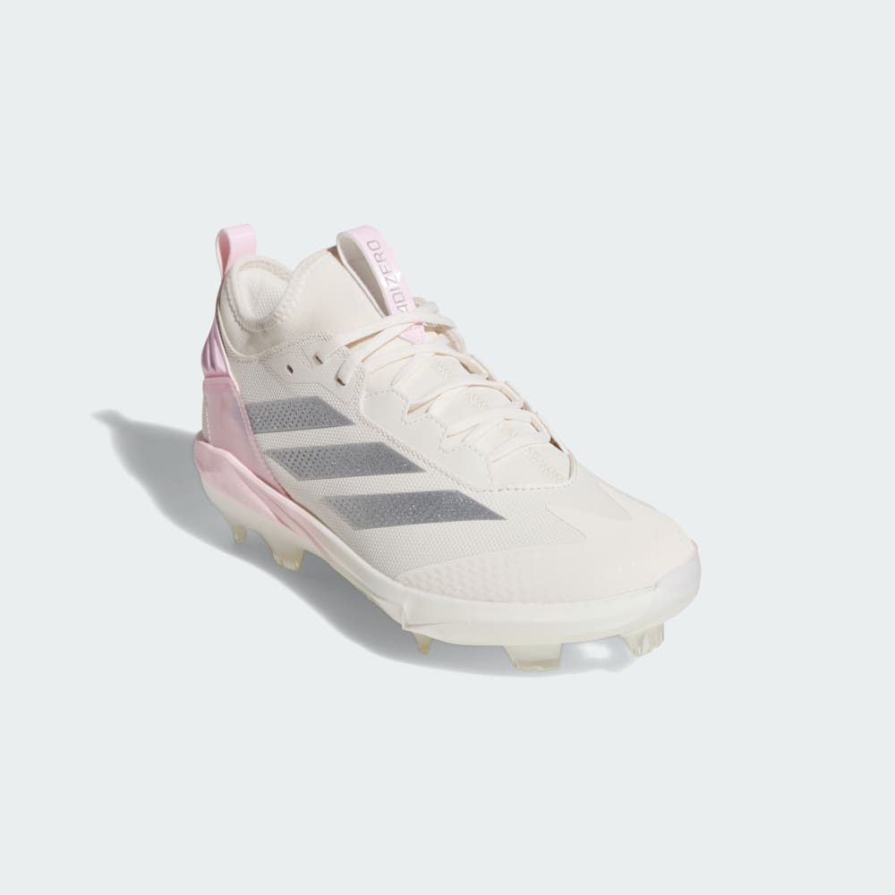 Кроссовки Adidas Adizero Instinct+ TPU 2.0 Shoes, цвет Chalk White/Silver Metallic/Clear Pink — фото 4