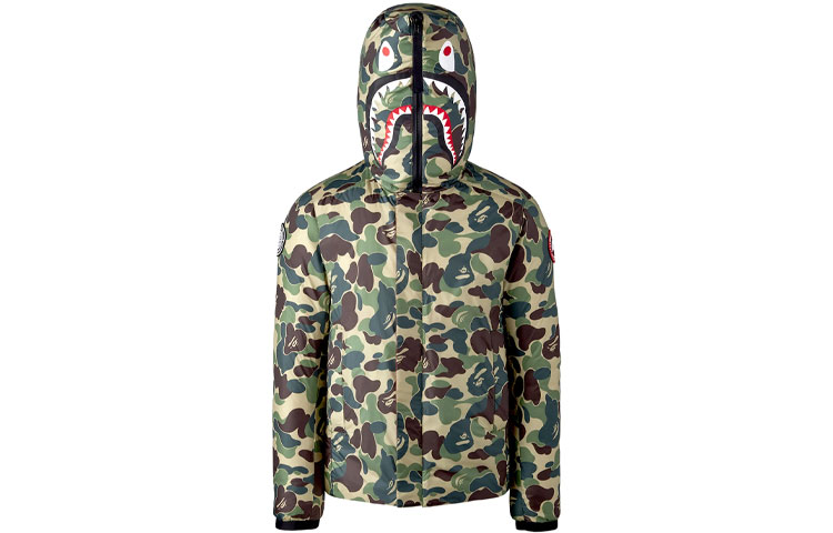 

Bape X X Concepts Крофтон Шарк Худи Canada Goose, Зеленый