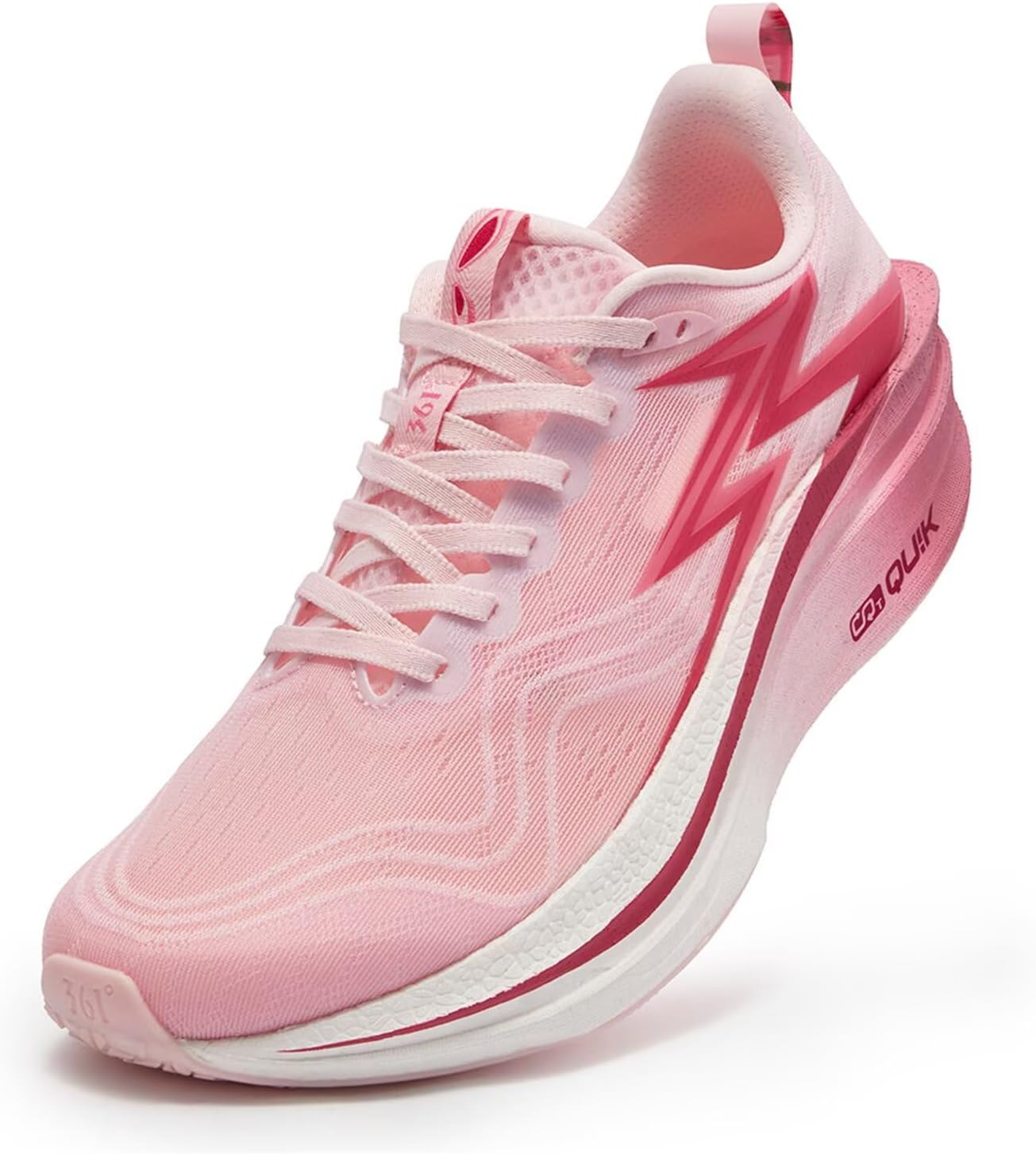 

Беговые кроссовки 361 Flame 4 Mix для мужчин с широкой стопой, легкие, дышащие, с амортизацией и карбоновой пластиной, для профессиональных забегов, тренировок на марафон, кроссовки для профессиональных мужчин 361°, розовый