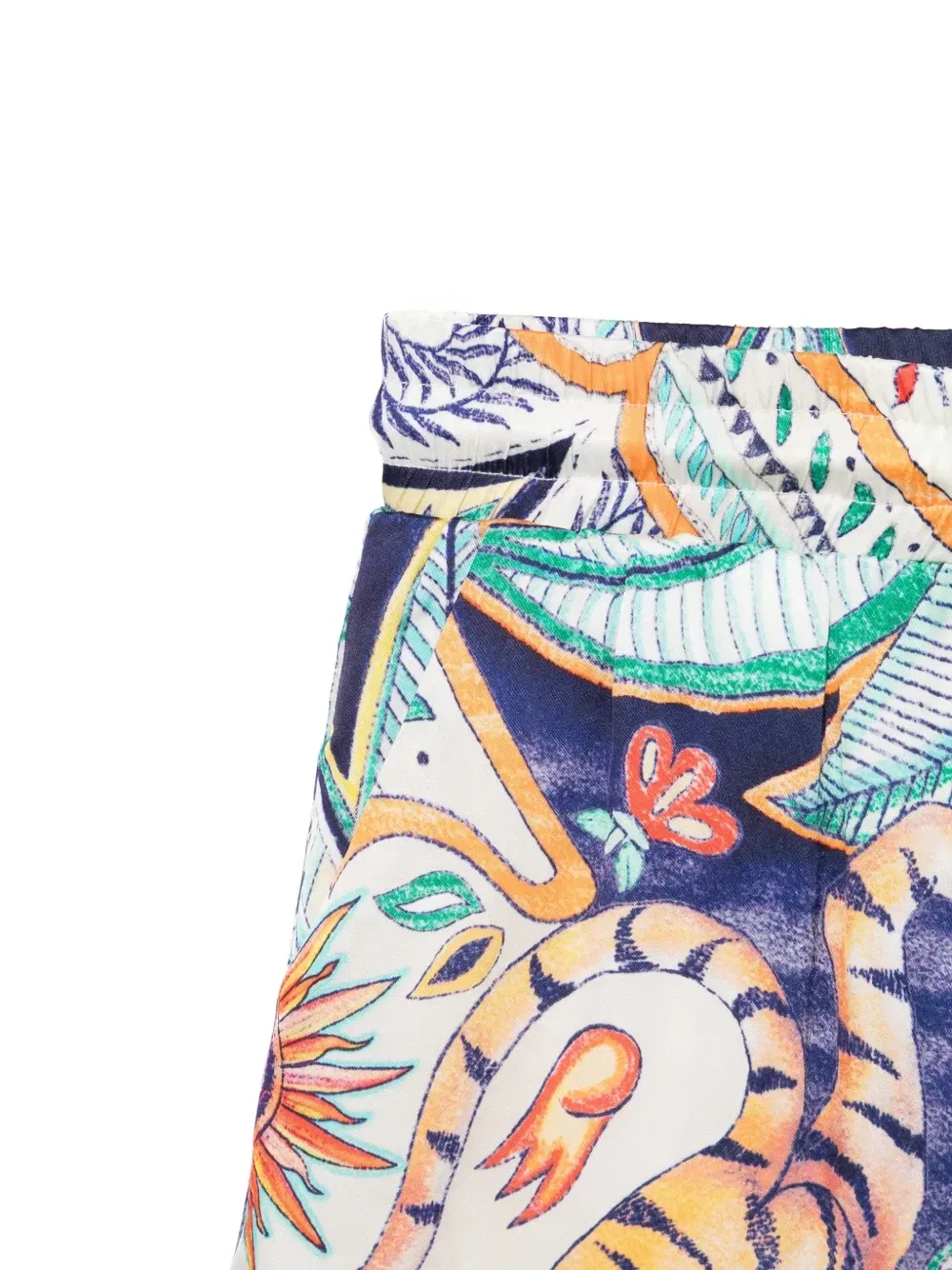 Шорты india с цветочным принтом Just Cavalli Kids, бежевый — фото 3