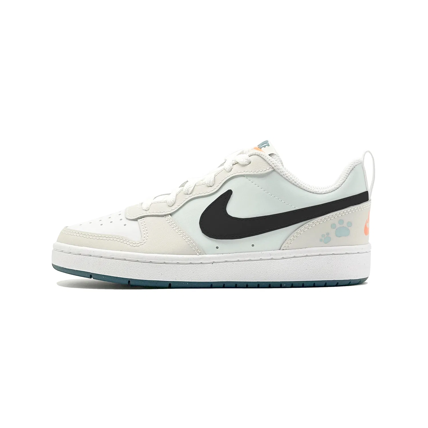 Кроссовки для скейтбординга Court Borough 2 Matcha Maris Sal Leather Low top Kids', унисекс Nike, Light Green