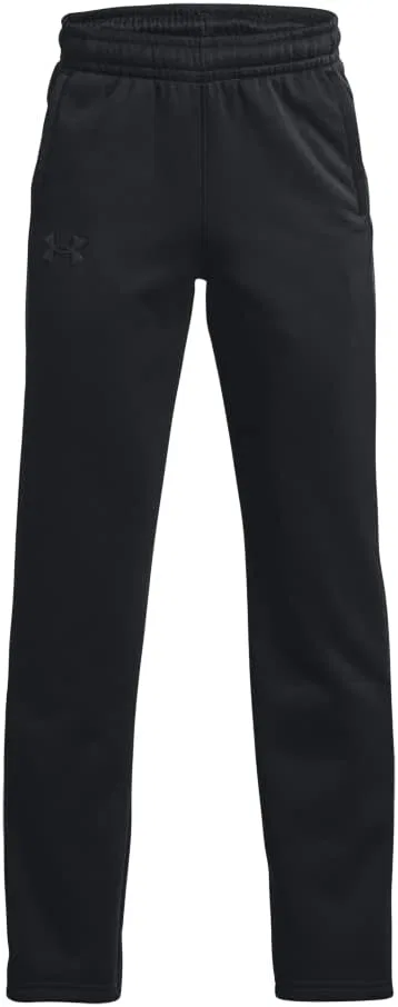 Детские брюки прямого кроя Under Armour Armourfleece, (001) Black//Black