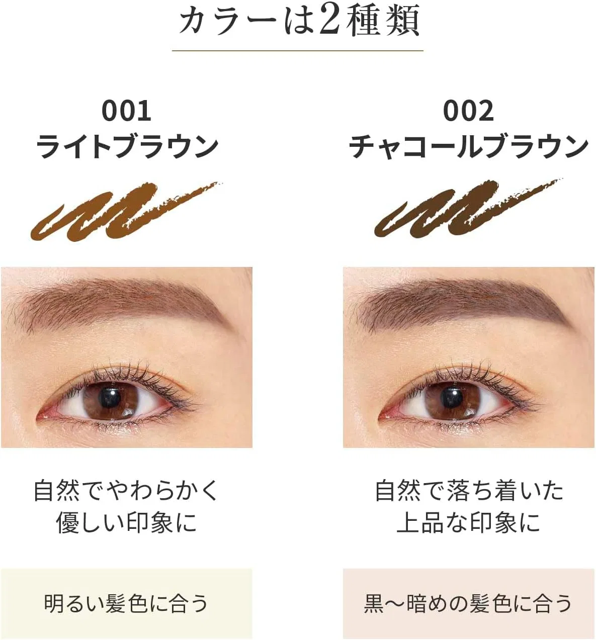 Тушь для бровей Papilio Stay Brow G, угольно-коричневый, основной блок + 2 сменных блока — фото 4