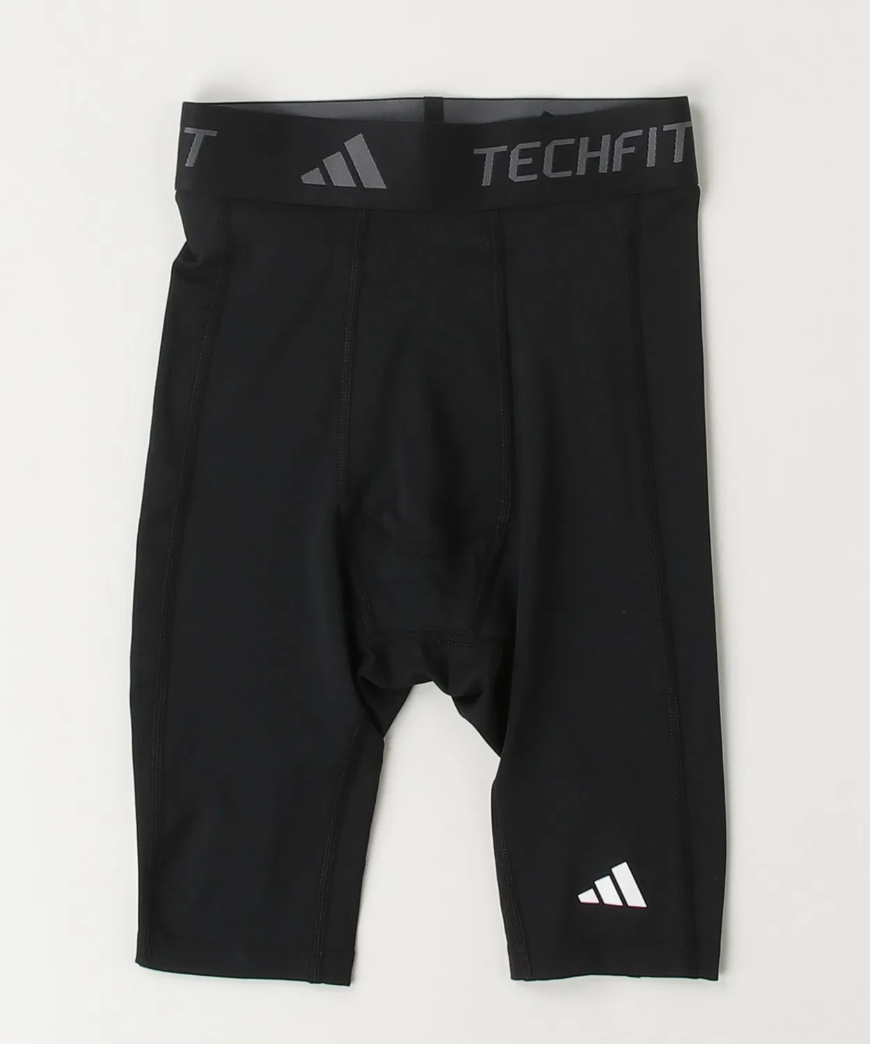 Компрессионные тренировочные шорты-легинсы adidas Techfit чёрные
