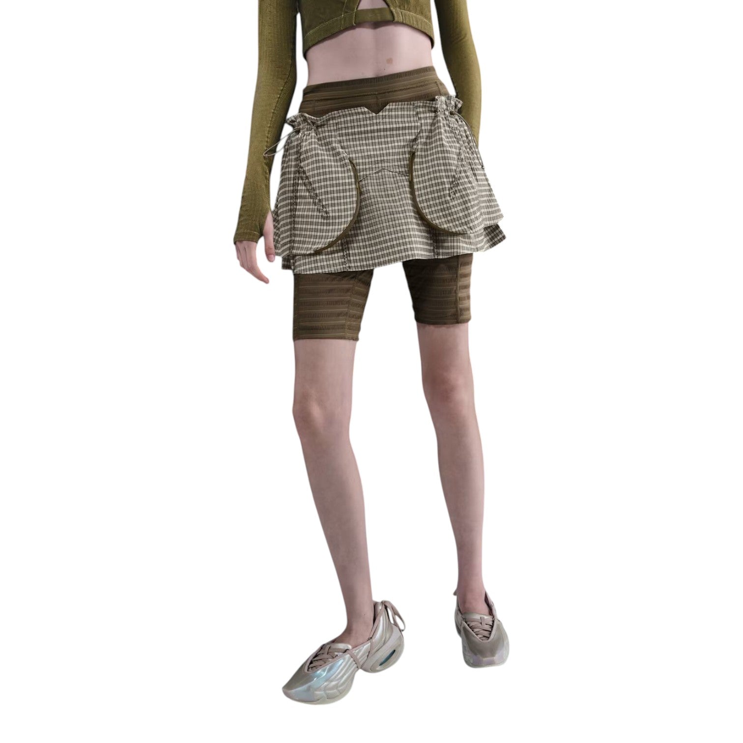 Юбка (WMNS) Nike x KNWLS Joan Skirt 'Yukon Brown' — фото 3