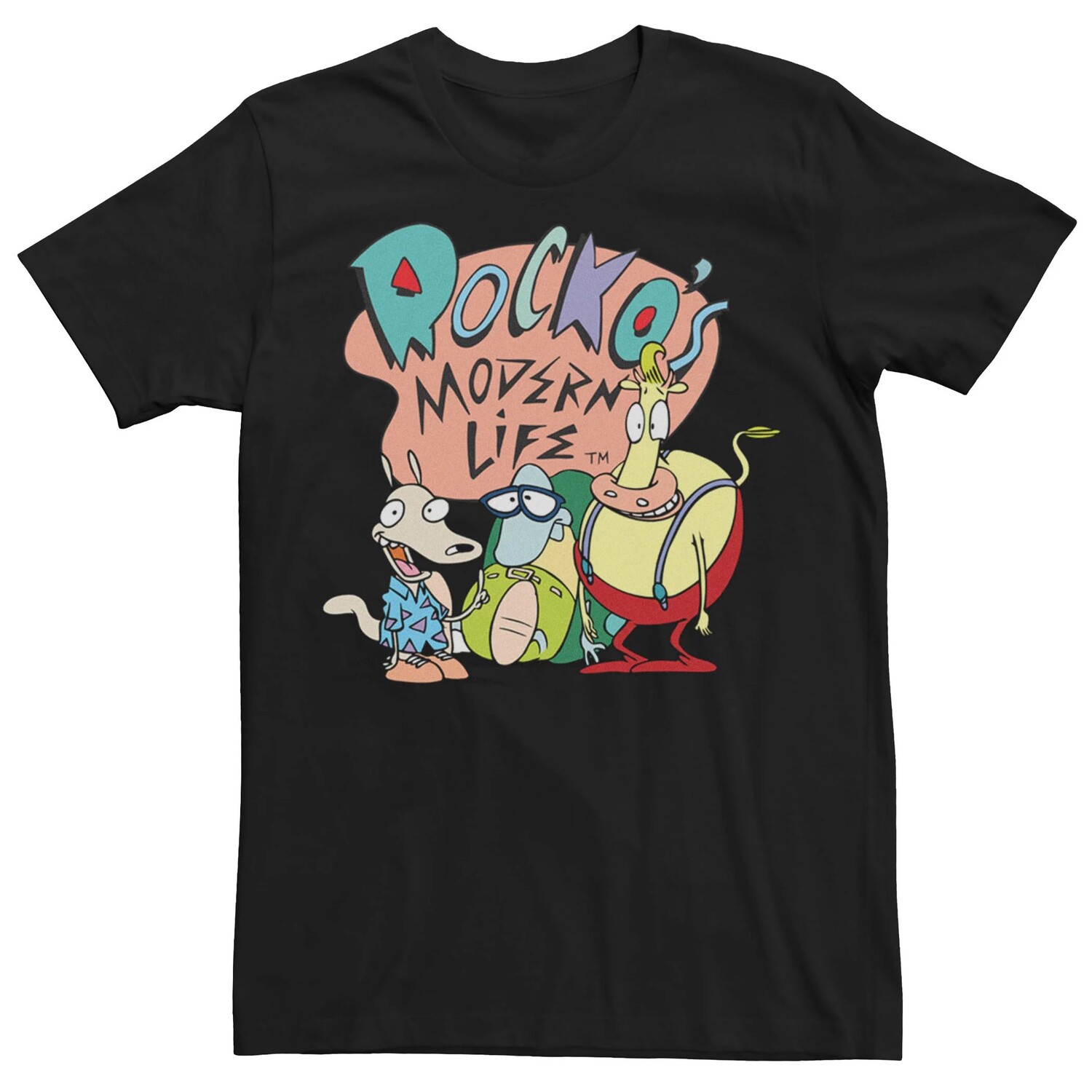 

Мужская футболка Nickelodeon Rocko's Modern Life Licensed Character