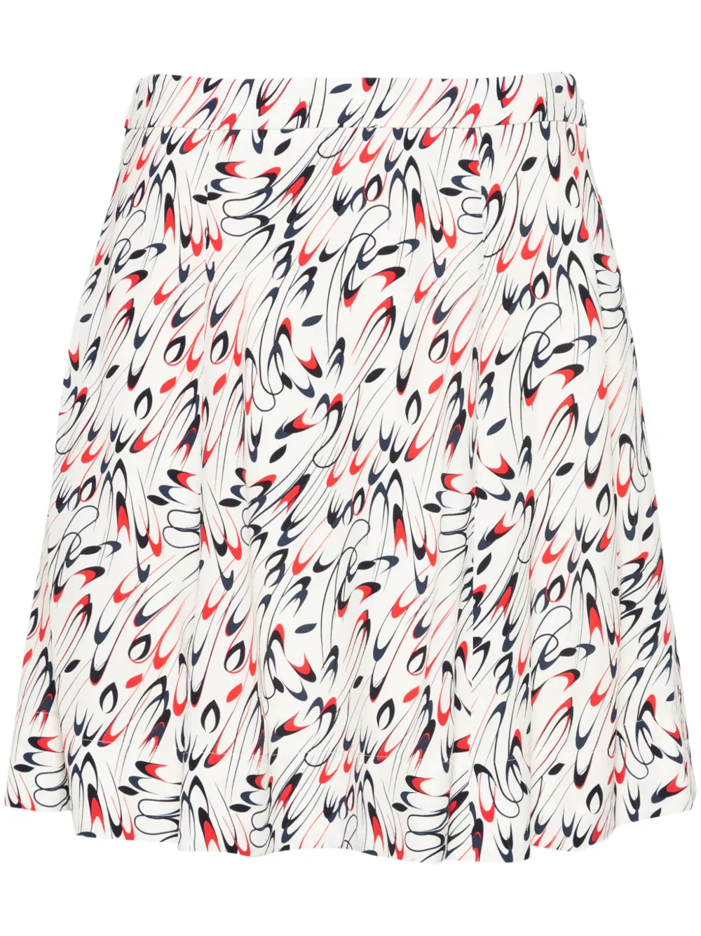 

Креповая юбка мини с геометричным принтом Tommy Hilfiger, нейтральный