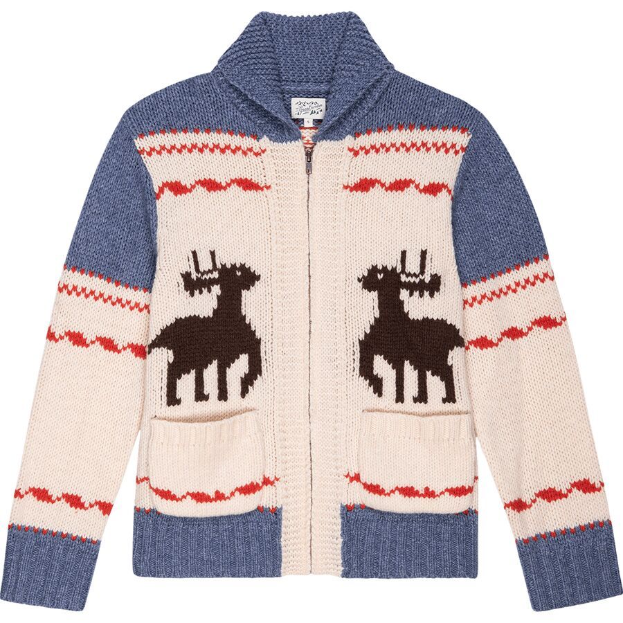 

Свитер с воротником-шалью и застежкой-молнией - женский The Great Outdoors The Great Outdoors, Moose Track Fair Isle