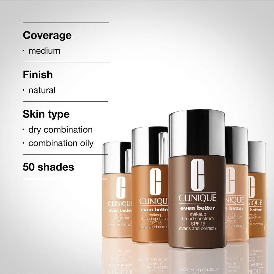 Тональный крем Even Better Makeup Broad Spectrum SPF 15 CLINIQUE, CN 29 Bisque — фото 4