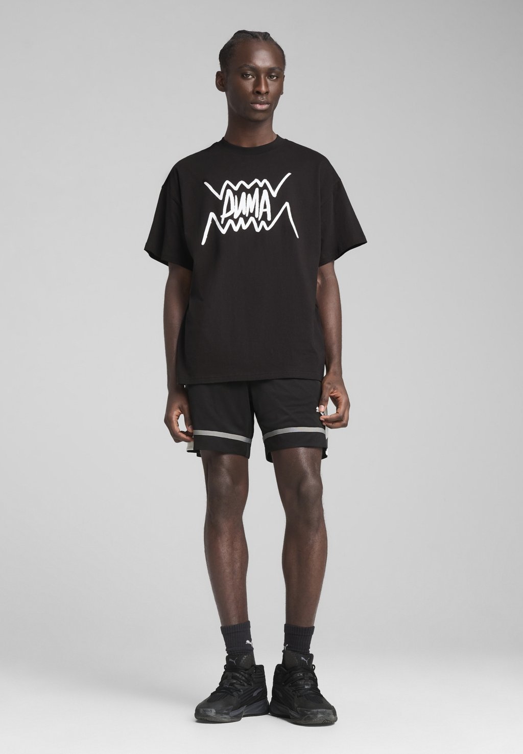 

Рубашка с принтом JAWS CORE BASKETBALL Puma, черный