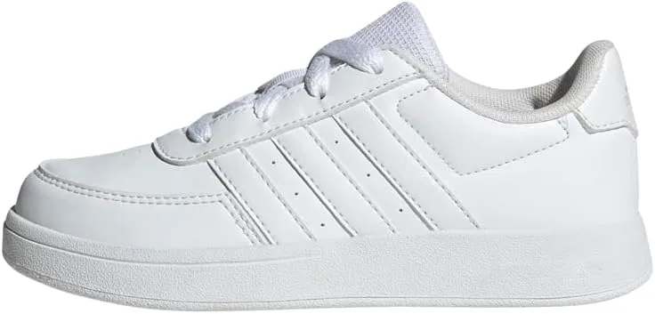 

Кроссовки Adidas для детей и подростков Breaknet Lifestyle Court с шнуровкой, белый/серый