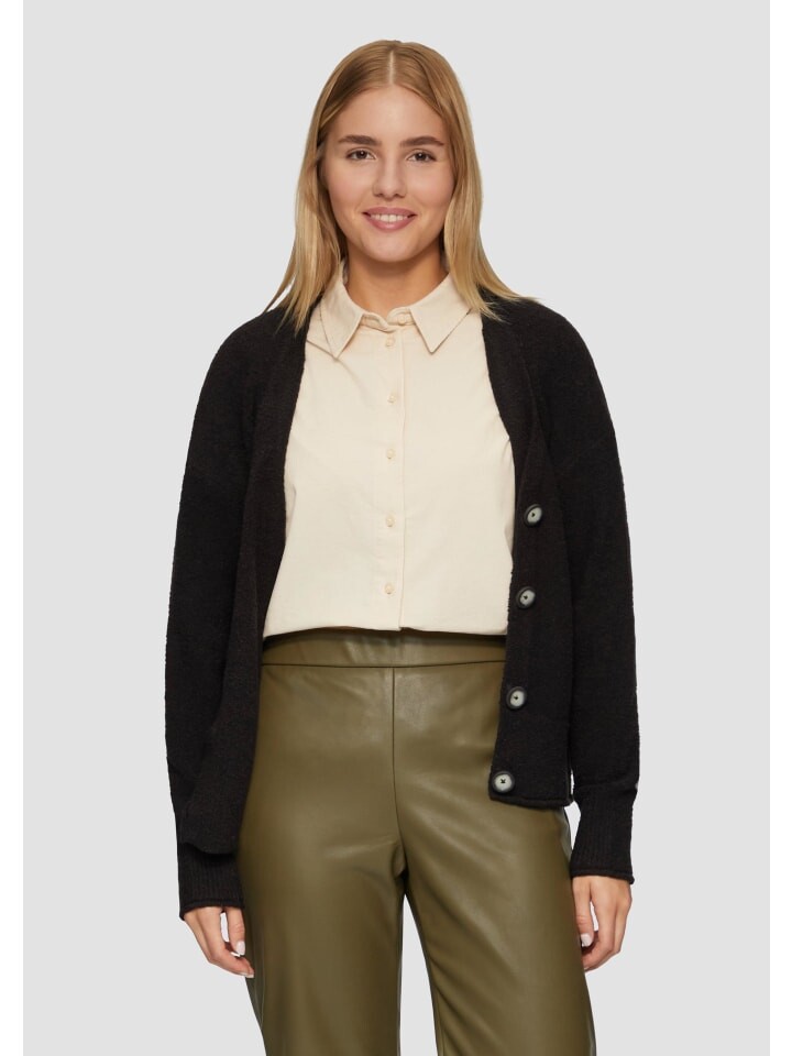 

Кардиган sOliver Strickjacke langarm, черный