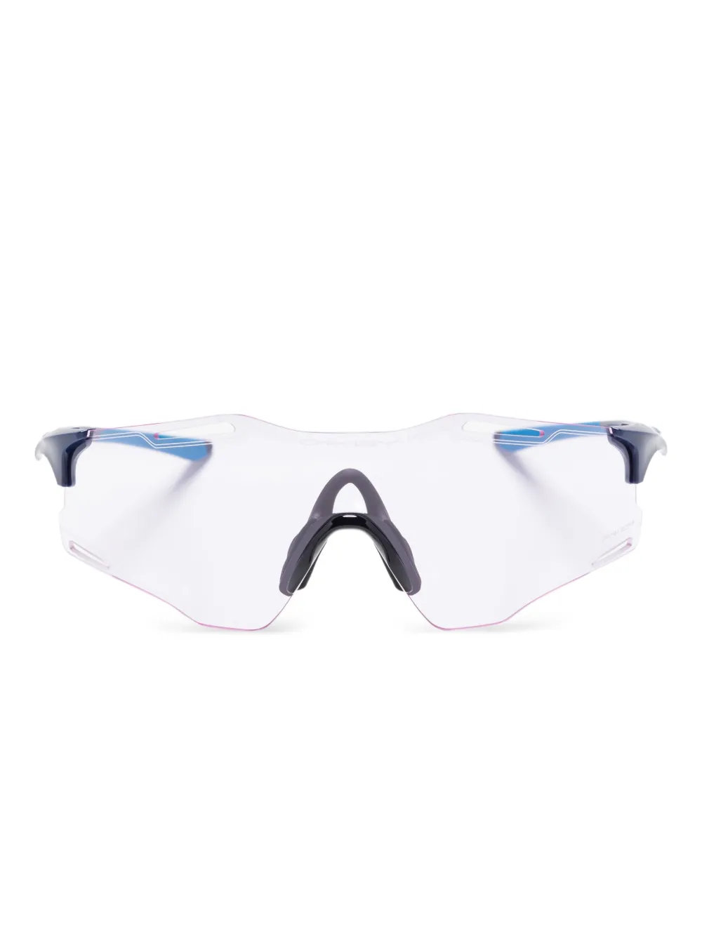 

Солнцезащитные очки Cybr Zero в безободковой оправе Oakley, синий
