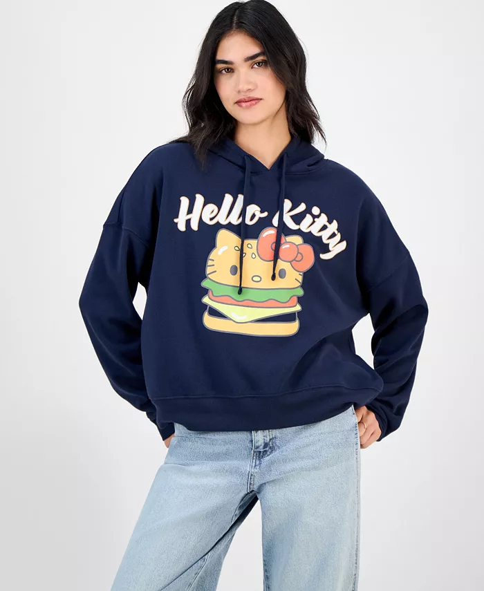 

Худи Hello Kitty Cheeseburger для юниоров Grayson Threads, The Label, синий