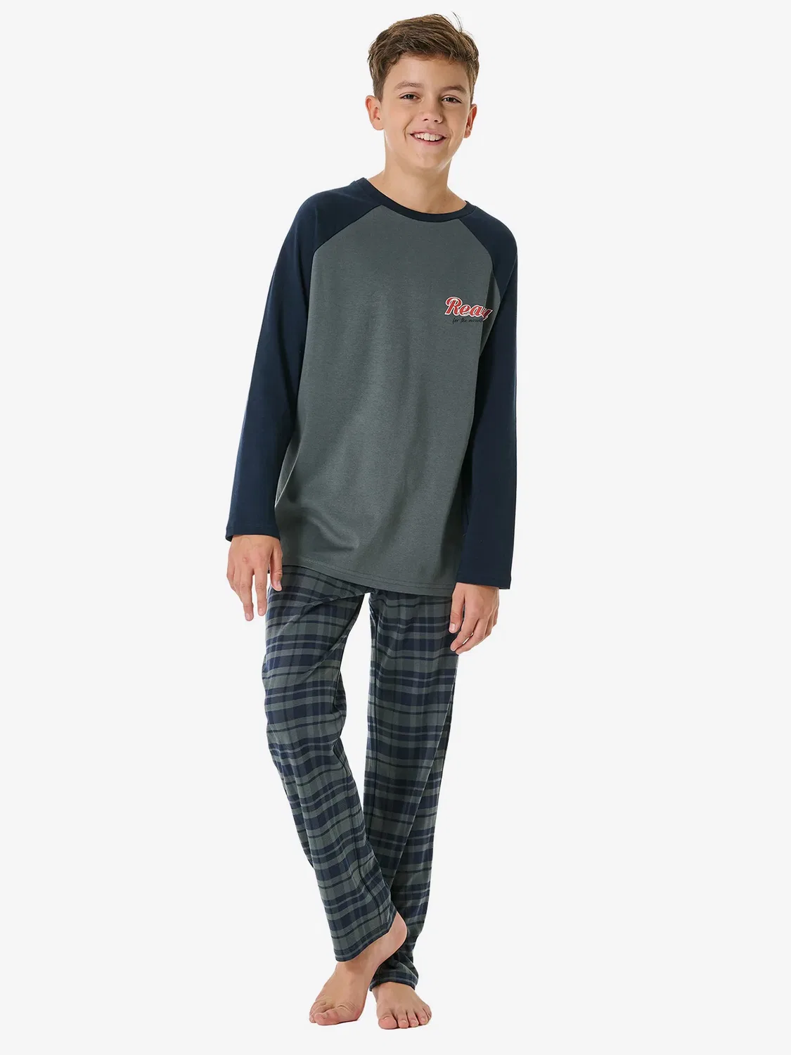 Пижама из серии Teens Nightwear, Schiesser, темно-зеленый — фото 4