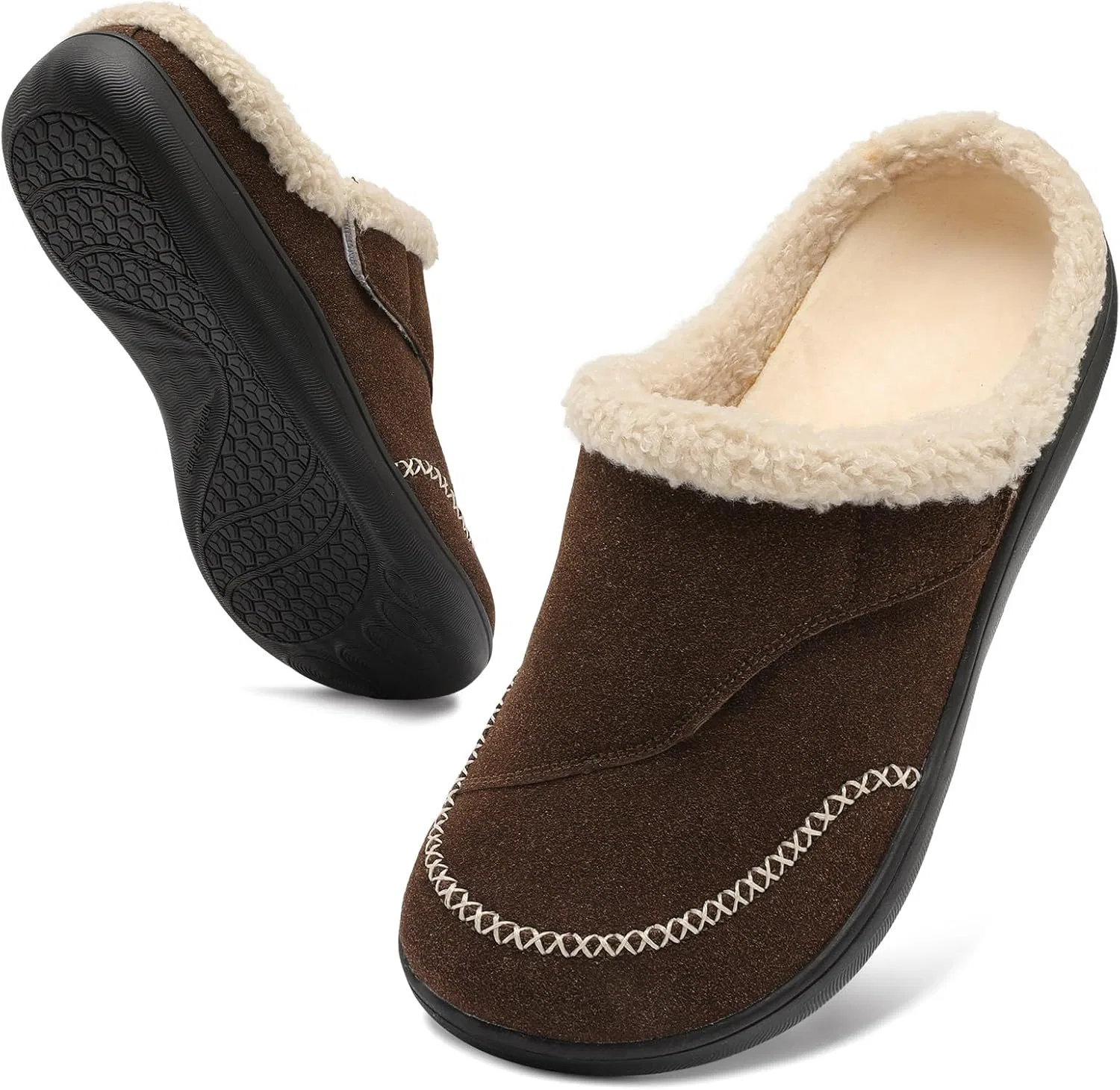 Тапочки с поддержкой стопы, темно-коричневые relxfeet