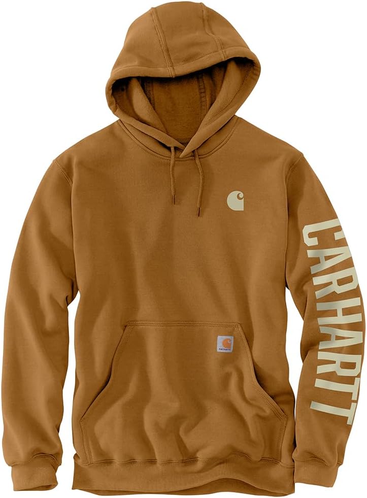 

Толстовка Carhartt мужская Rain Defender Loose Fit Midweight C Graphic, Carhartt Brown