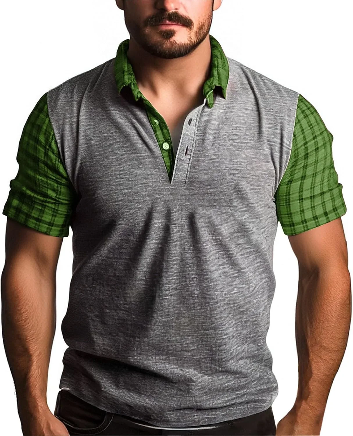 

Мужская бейсбольная майка Muscle Fit с коротким рукавом