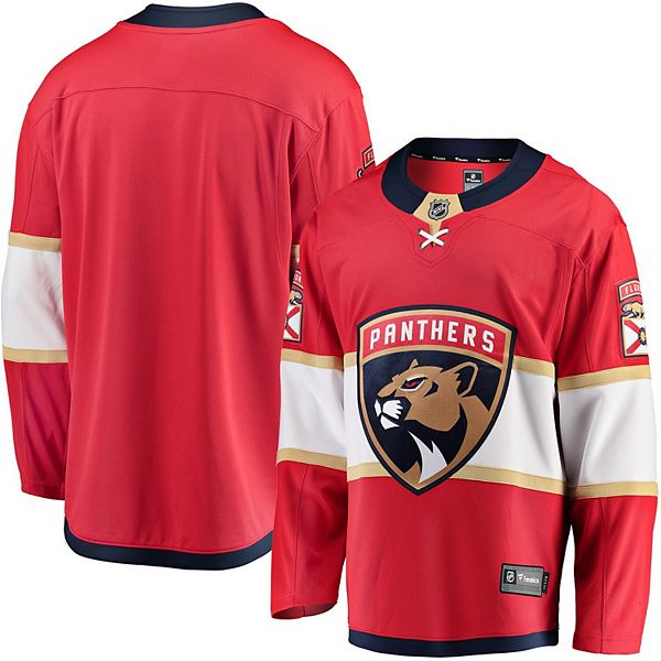

Мужская красная футболка Florida Panthers Breakaway Home Fanatics