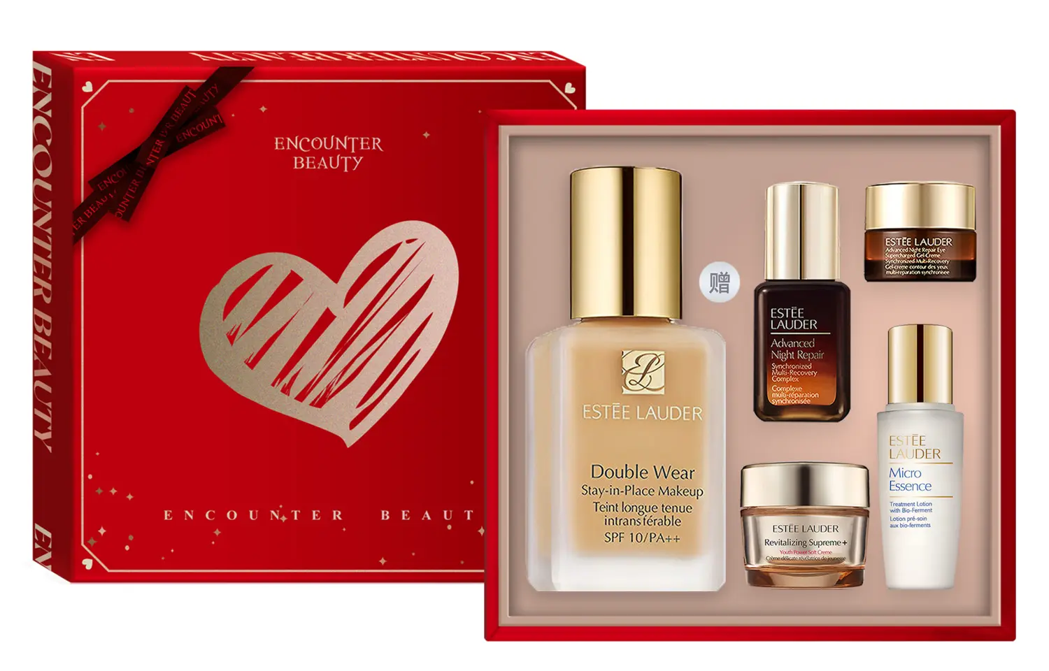 Подарочный набор Estée Lauder: праймер Estée Lauder Double Wear Stay-in-Place 1W1 + 4 миниатюры средств — фото 3