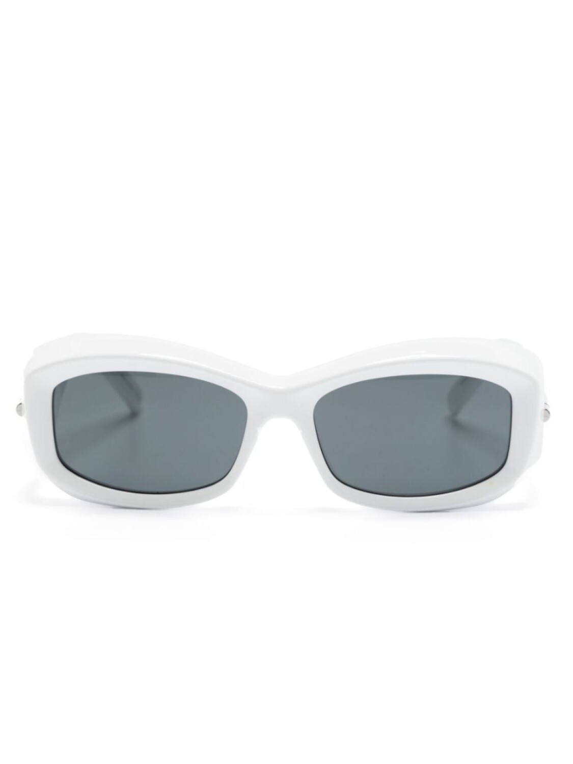 

Givenchy Eyewear солнцезащитные очки в прямоугольной оправе с логотипом, белый