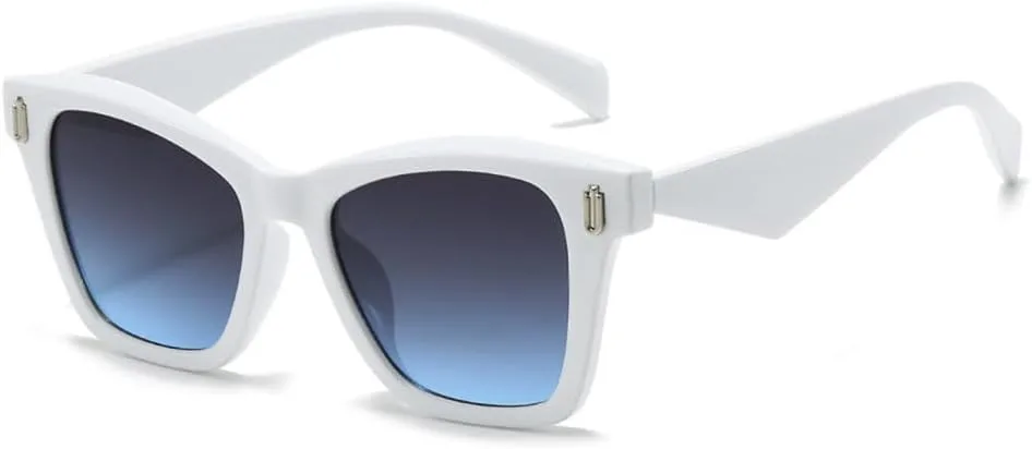 

Женские солнцезащитные очки, модные винтажные солнцезащитные очки, женские солнцезащитные очки UV400, мужские роскошные солнцезащитные очки TYUVIVO, White