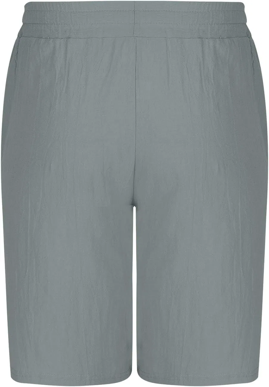 Шорты для активного отдыха мужские Cotton Linen, серый — фото 4