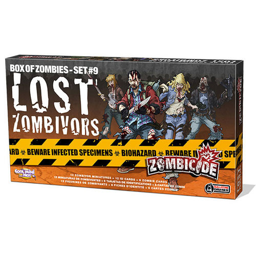 

Настольная игра Cool Mini or Not Zombicide: Box of Zombies #7 - Lost Zombivors Expansion