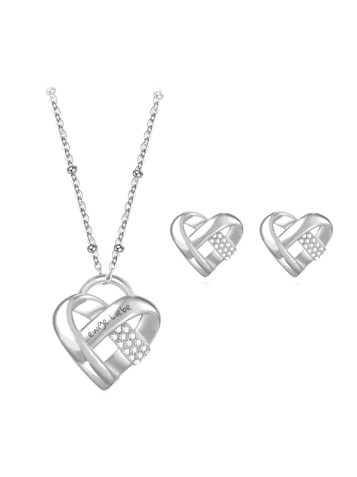 

Колье Herz-Schmuck-Set "ewige Liebe" - Farbe: Silber Himmelsflüsterer