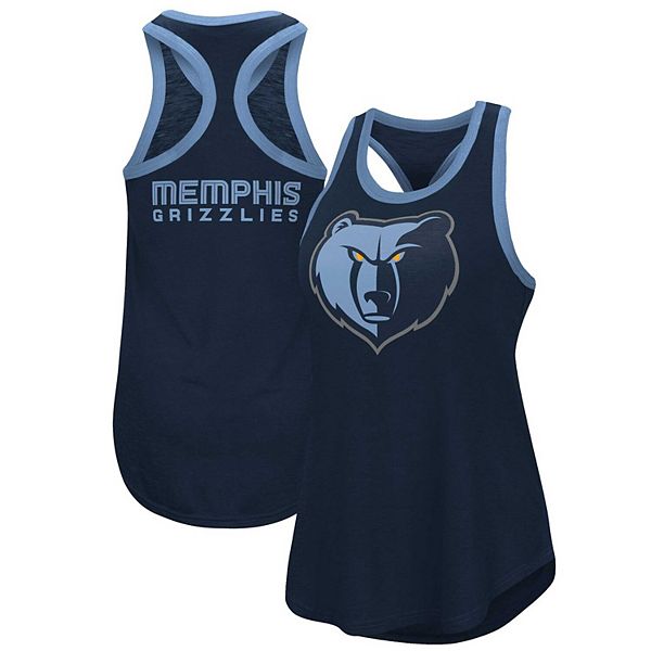 

Женский топ 4her by carl banks navy memphis grizzlies showdown с круглым вырезом и спинкой-racerback G-Iii