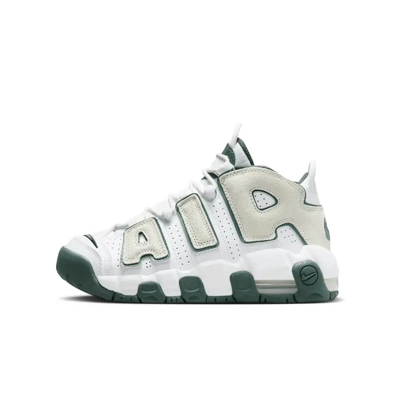 

Nike Air More Uptempo 'White Vintage Green' GS, Белый Зеленый