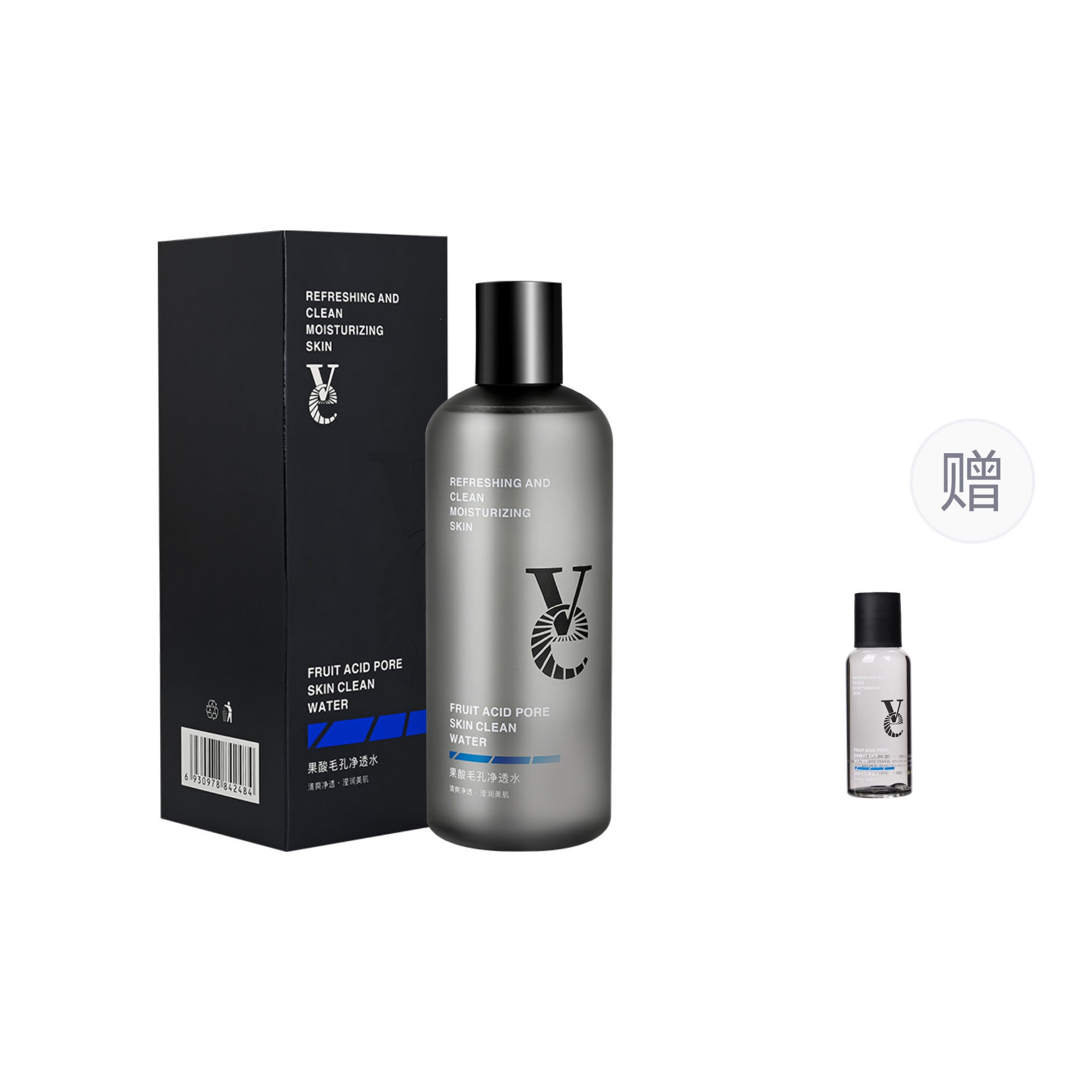 

Очищающая вода с альфа-гидроксикислотами для очищения пор и увлажнения VE