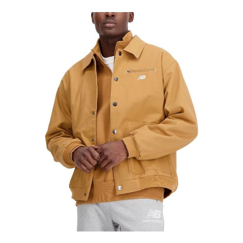 

Куртка New Balance Athletics Lined Work Jacket 'Tobacco', желто-коричневый