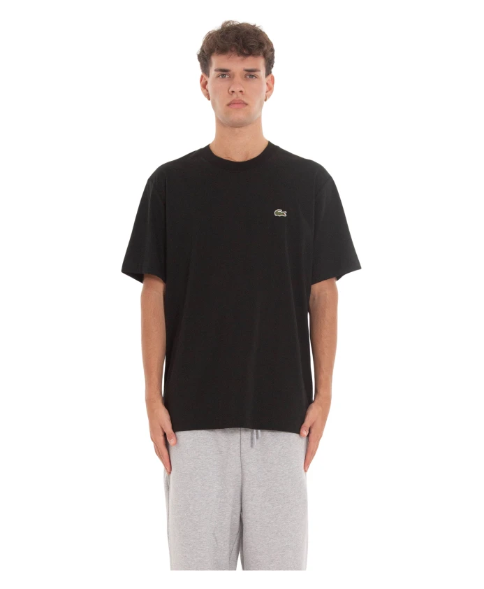 

Классическая трикотажная футболка Lacoste, черный