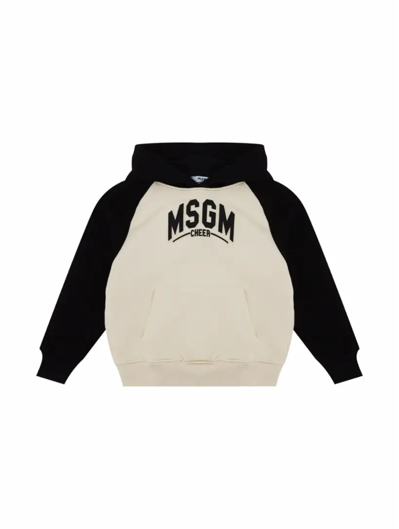 

Хлопковое худи с логотипом MSGM, мультиколор