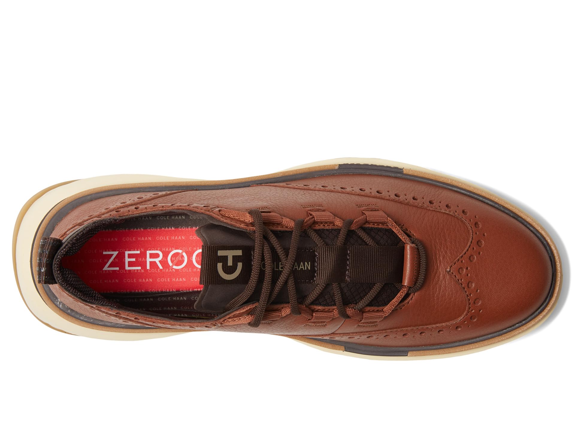 Оксфорды Cole Haan 5.Zerogrand Wingtip Oxford, Dark Sequoia/Alabaster Gleam — фото 2