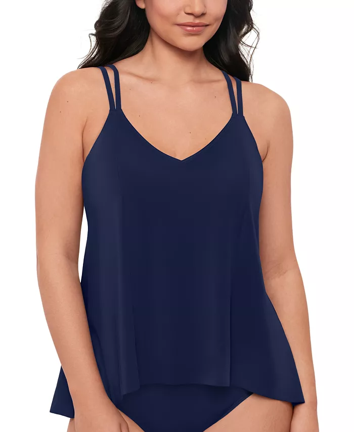 

Женский топ-танкини Midnight Princess с асимметричным краем Swim Solutions, синий