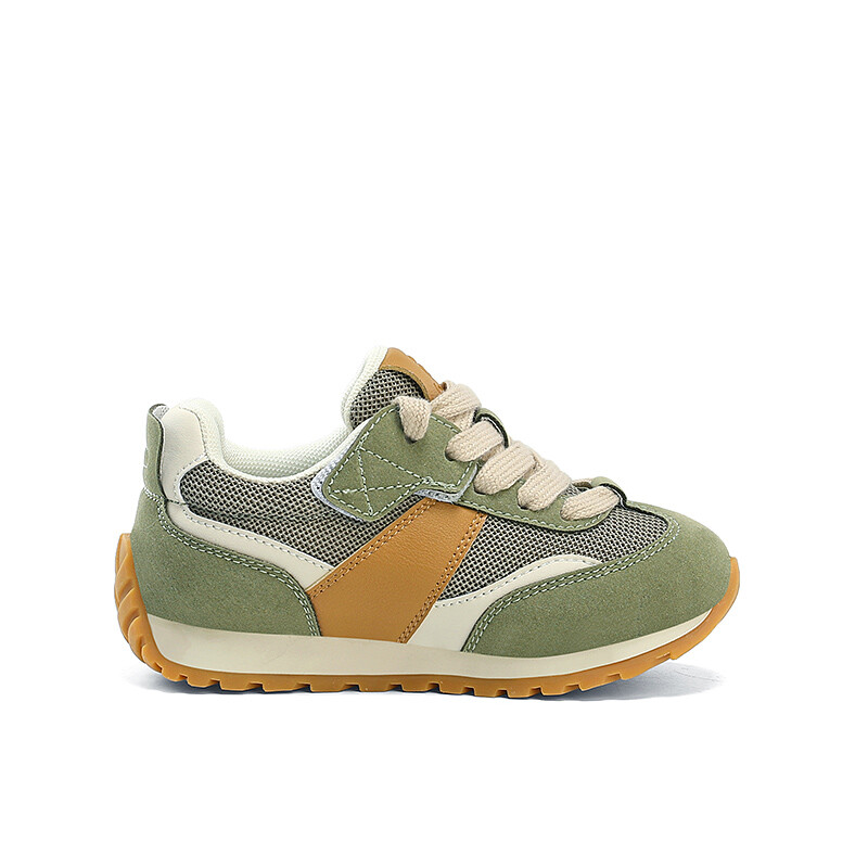 Кроссовки Jeep Kids Lifestyle Shoes Kids Low-top Beige White, Brownish-green, зеленый — фото 2