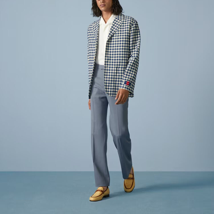 Куртка мужская Gucci синяя — фото 2