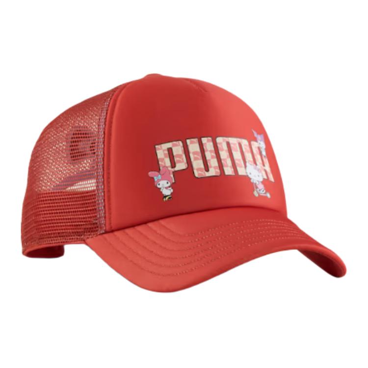 

PUMA Детская бейсболка из полиэстера красная, Red