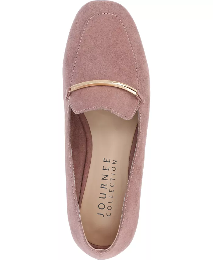 Женские лоферы Wrenn Slip On Journee Collection, розовый — фото 4