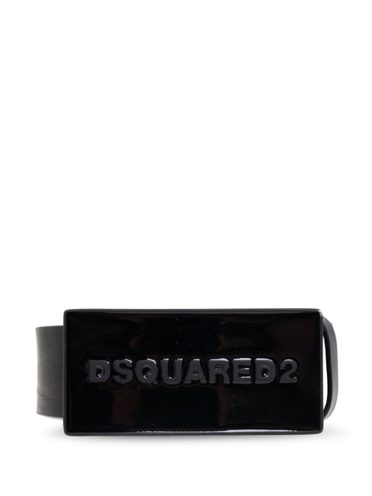 

DSQUARED2 ремень с тисненым логотипом, черный