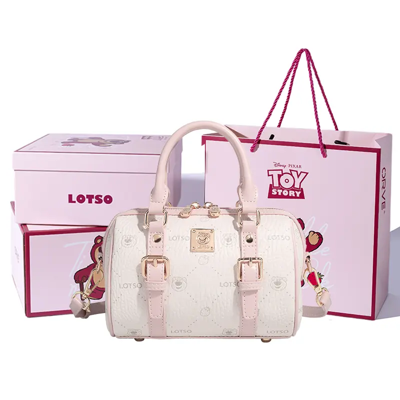

Disney Косметичка серии Strawberry Bear из ПВХ, Milk Tea[Lotso Box+Shopping Bag+Box]
