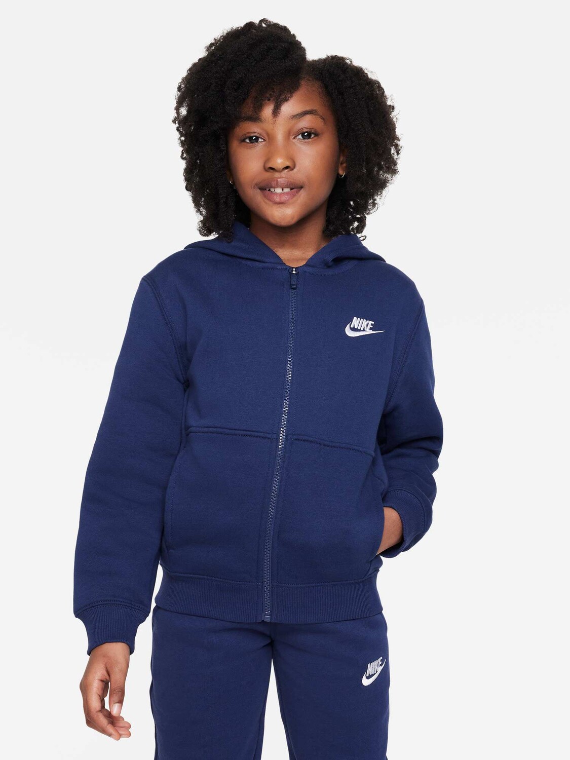 

Спортивный костюм Nike K NSW CLUB FLC FZ TRACKSUIT, синий