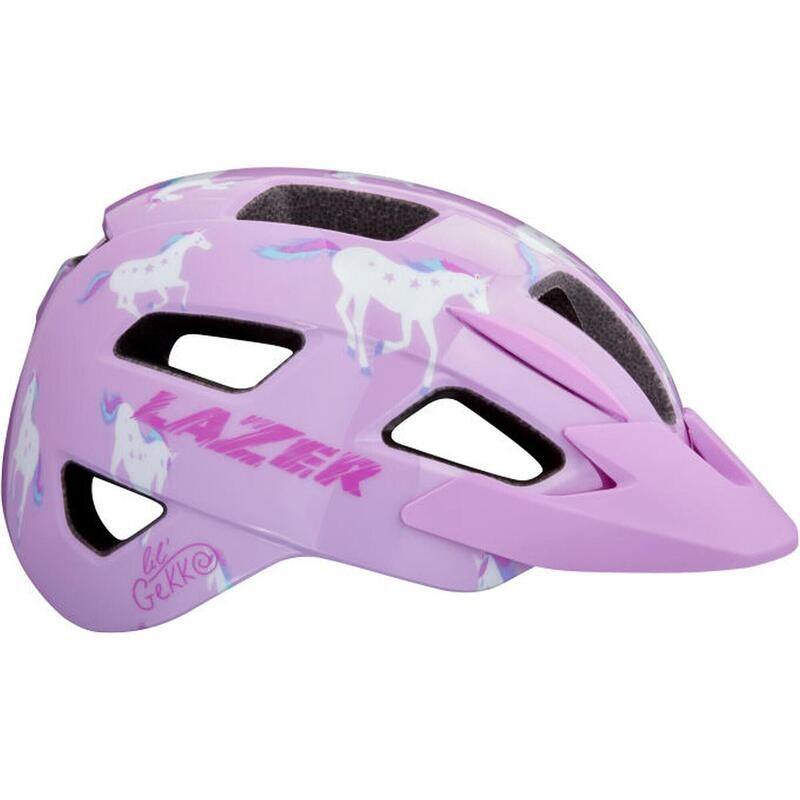 

Детский велосипедный шлем LAZER Lil' Gekko + NET, Единороги