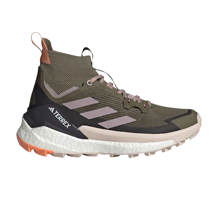 Ботинки adidas Wmns Terrex Free Hiker 2.0 'Olive Strata Amber Tint', зеленый