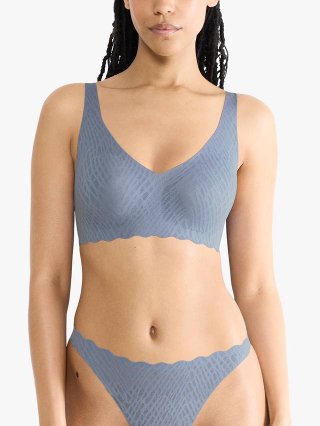 

ZERO Feel Bliss мягкий бюстгальтер sloggi, Bluish Grey