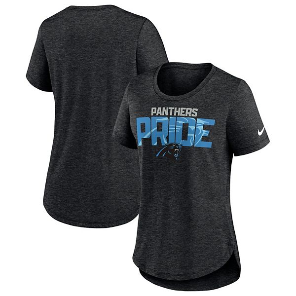 

Женская футболка heather black carolina panthers local fashion tri-blend Nike, Черный, Женская футболка heather black carolina panthers local fashion tri-blend Nike