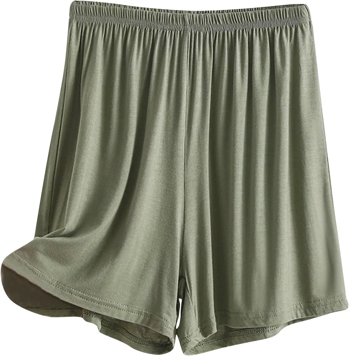 Шорты пижамные женские модальные с эластичным поясом, Generic, A01_army Green