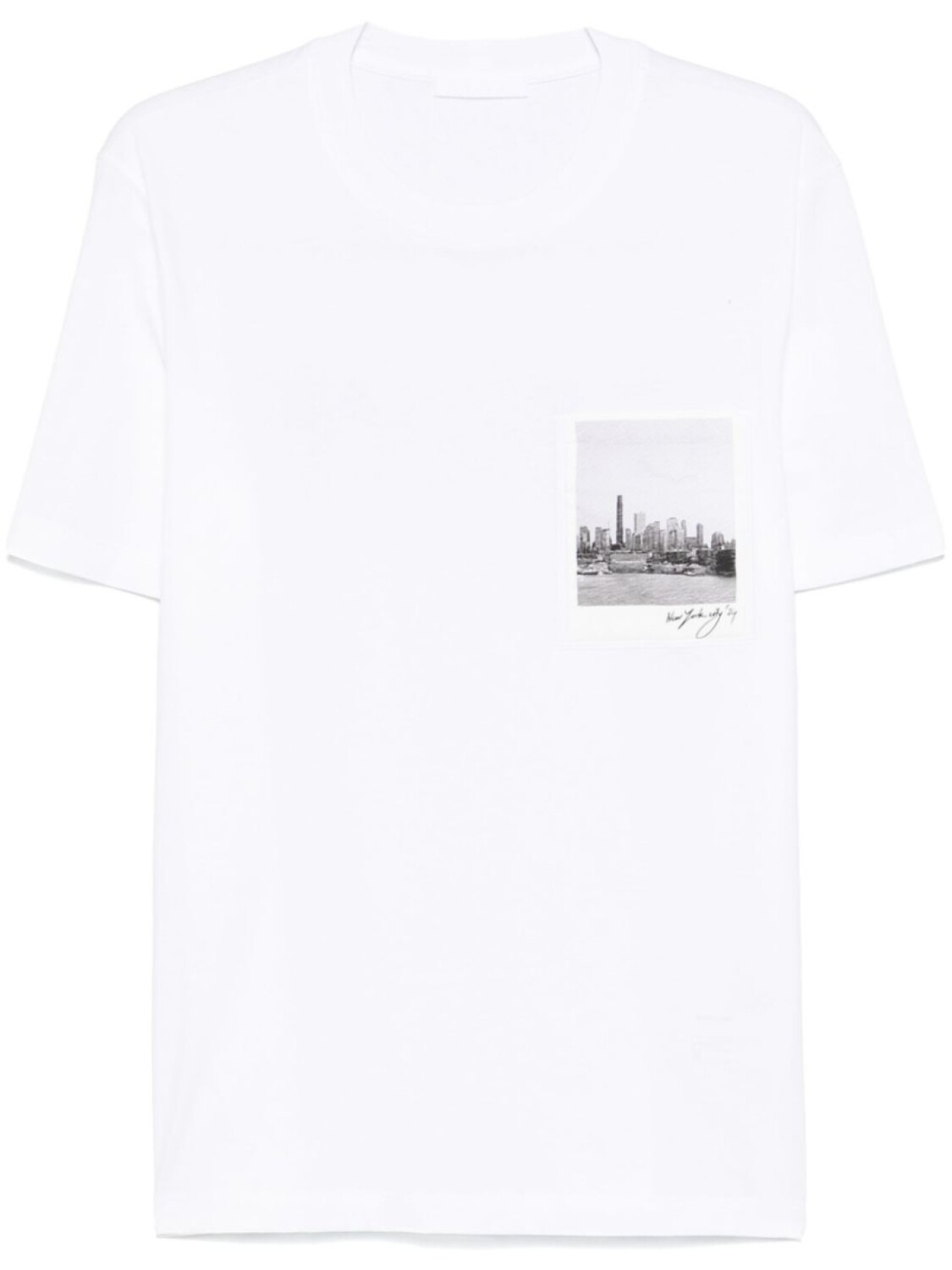 

Футболка с открыткой Skyline Helmut Lang, белый